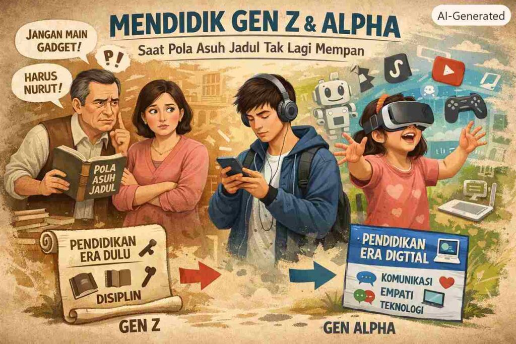 Mendidik Gen Z dan Alpha: Saat Pola Asuh Jadul Tak Lagi Mempan