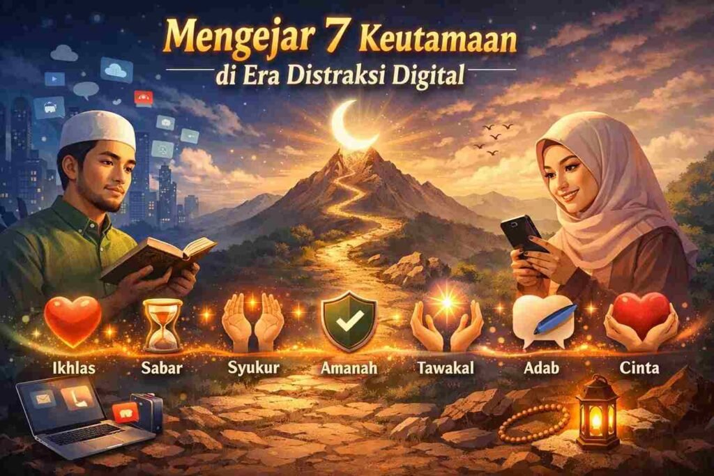 Mengejar 7 Keutamaan di Era Distraksi Digital