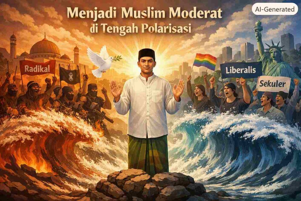 Menjadi Muslim Moderat di Tengah Gelombang Polarisasi