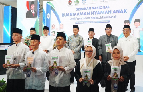 Para santri akan terlindungi dari pragram Gernas RANA Kemenag. (ist)
