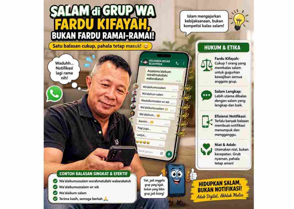 Ketika Notifikasi Lebih Ramai daripada Salam
