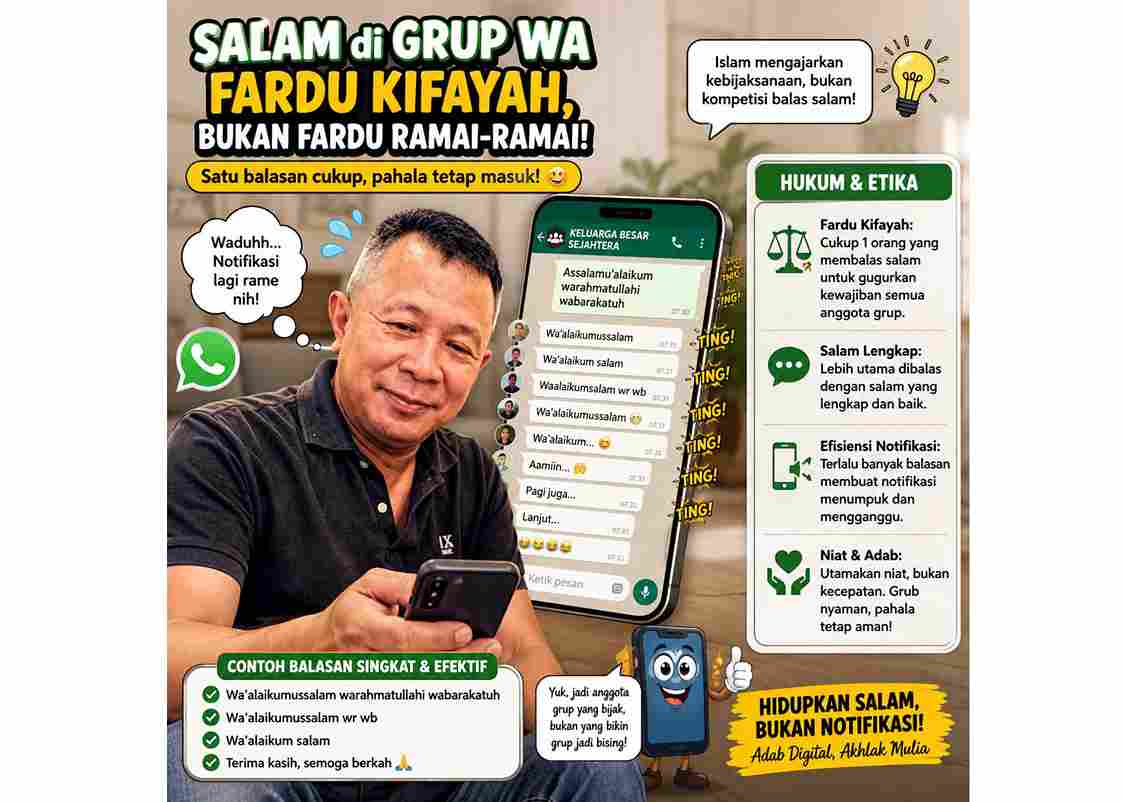 Ketika Notifikasi Lebih Ramai daripada Salam