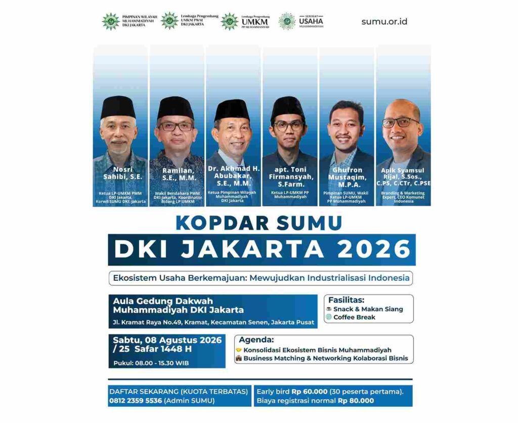 Kopdar SUMU DKI Jakarta 2026 Siap Digelar, Perkuat Ekosistem Usaha Berkemajuan 