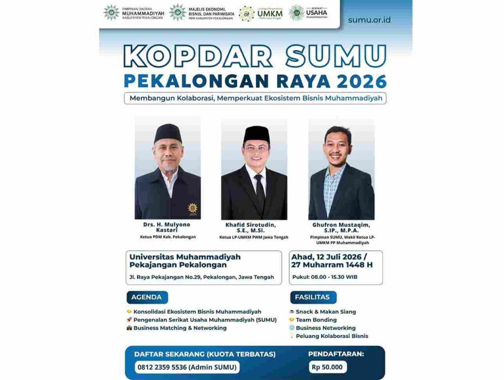 Perkuat Kolaborasi, SUMU Pekalongan Raya Akan Gelar Kopdar 2026