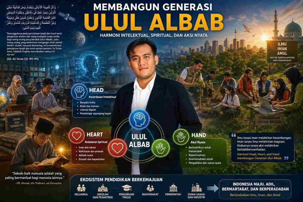 Membangun Generasi Ulul Albab melalui Harmoni Intelektual, Spiritual, dan Aksi Nyata