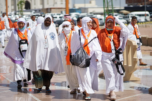 Jemaah umrah mulai berdatangan di Arab Saudi. (ist)