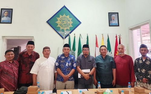 Pertemuan audiensi antara jajaran panitia AMM dari Majelis Tabligh PWM Jatim, dan pengurus PDM Kota Batu. (ist)
