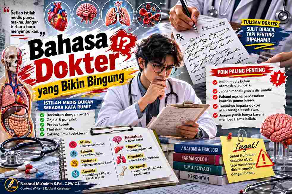 Bahasa Dokter yang Bikin Bingung loh?