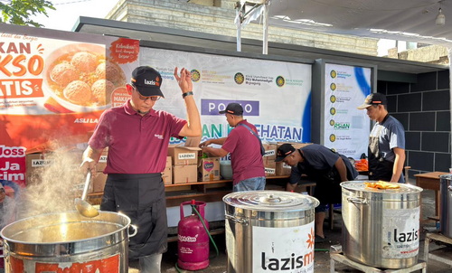 10.000 porsi bakso gratis untuk Muktamirin NU. (ist)