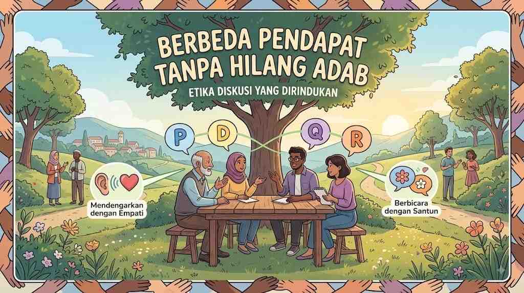 Berbeda Pendapat Tanpa Hilang Adab: Etika Diskusi yang Dirindukan