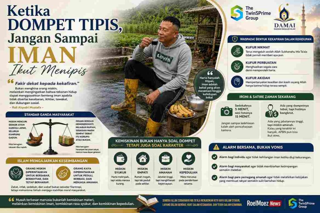 Ketika Dompet Tipis, Jangan Sampai Iman Ikut Menipis