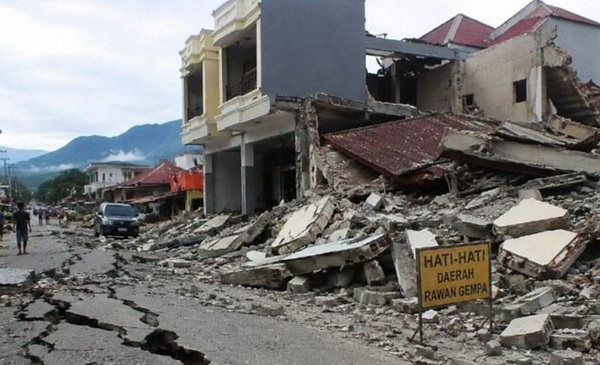 Bangunan terdampak gempa di NTT. (ist)