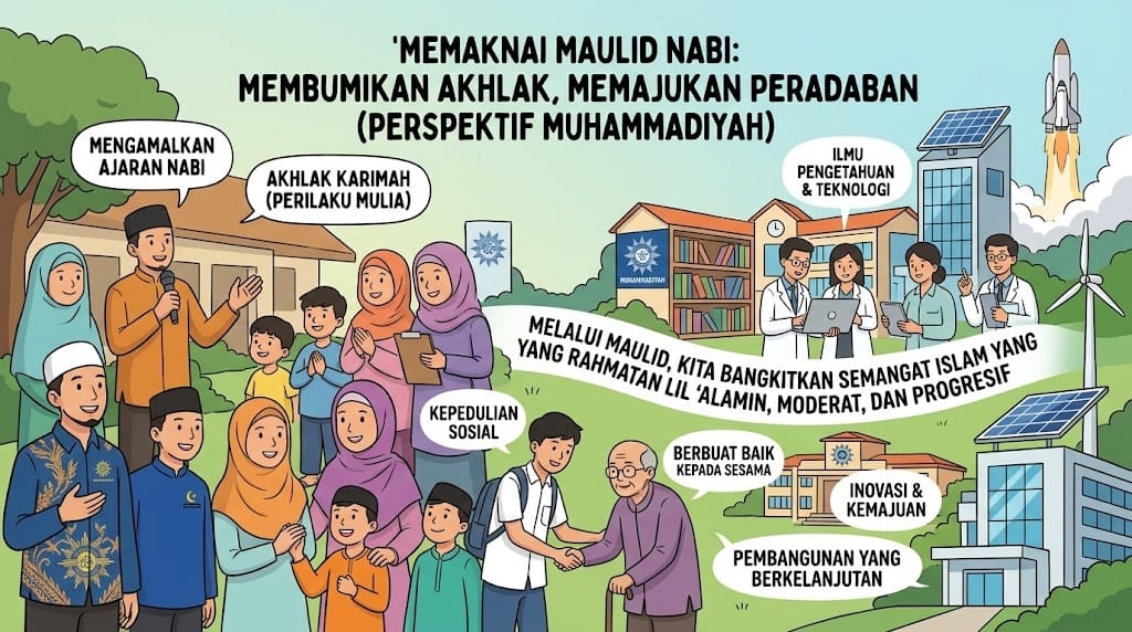 Perspektif Muhammadiyah dalam Memaknai Maulid Nabi: Membumikan Akhlak, Memajukan Peradaban