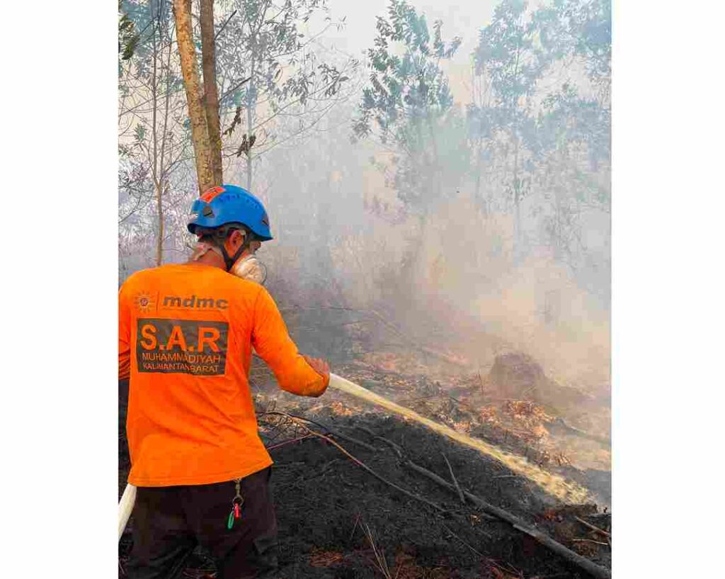 Muhammadiyah Turut Terlibat Aktif Penanganan Karhutla di Wilayah Kalimantan Barat