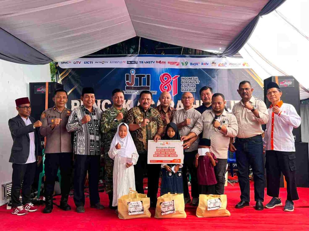 LAZISMU Kolaborasi Program Sosial pada HUT ke-28 IJTI Nganjuk