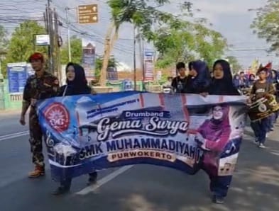 Kokam Banyumas Kawal Ketat Jalan Sehat LSBO dan PCM-PCA Purwokerto Utara