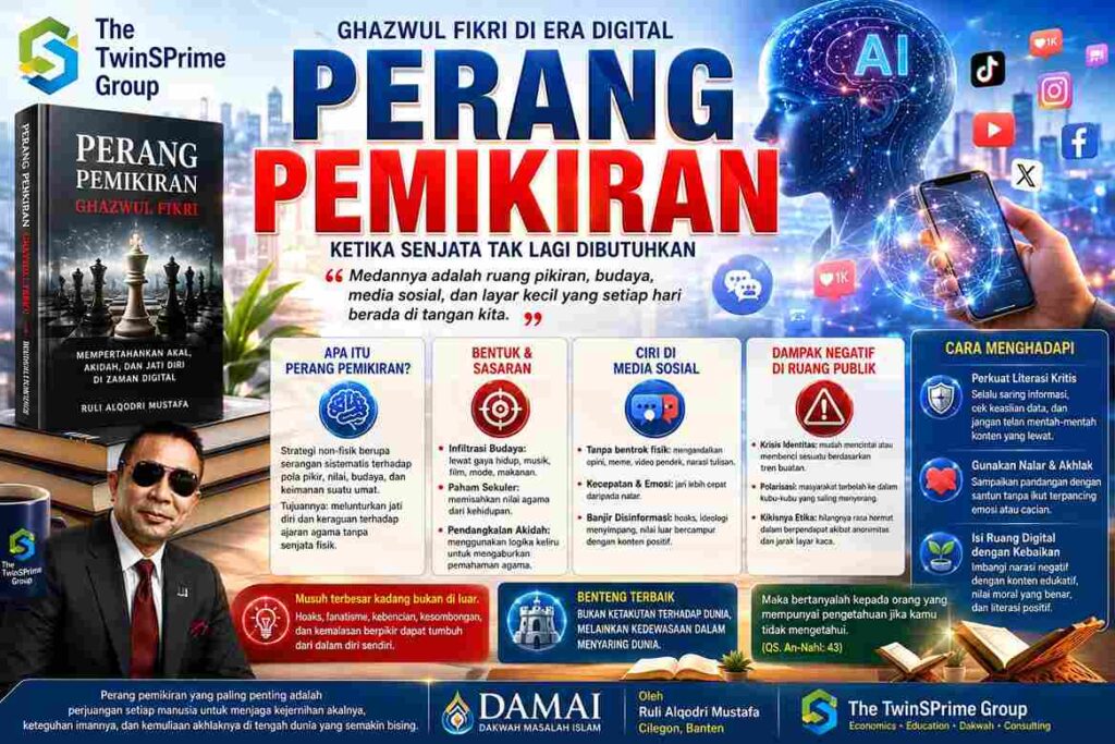 Ghazwul Fikri di Era Digital : Ketika Perang Tidak Lagi Menggunakan Senjata