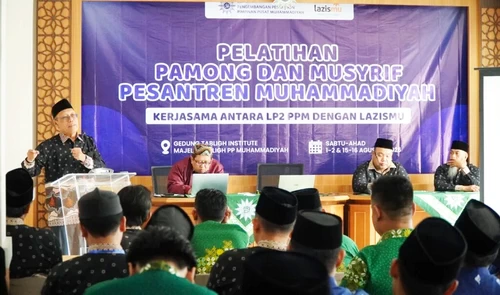 Pelatihan Pamong, Musyrif, dan Musyrifah Pesantren Muhammadiyah. (ist)