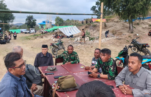 Posko Darurat di SMK Muhammadiyah Manggarai Timur, untuk koordinasi lintas instansi. (ist)