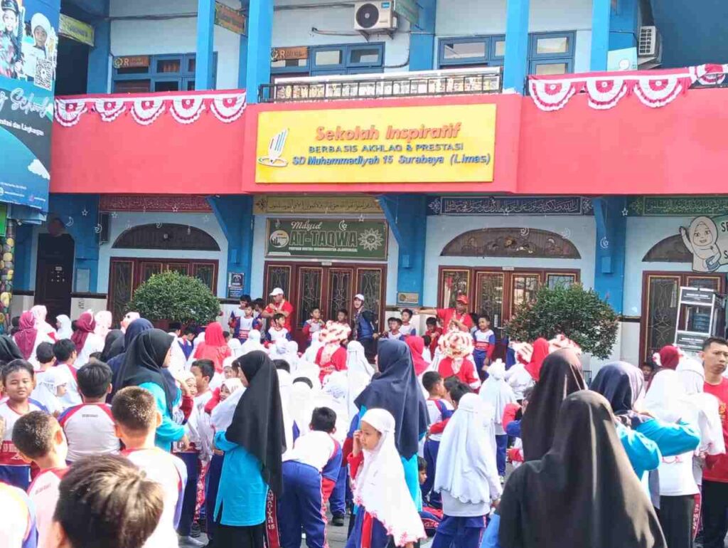 Peringatan HUT ke-81 RI di SDM Limas, Bermain Bersama Merdeka Bersama