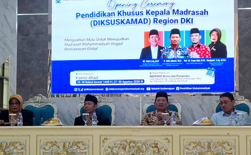 Pembukaan Pendidikan Khusus Kepala Madrasah (DIKSUSKAMAD) Region I. (ist)