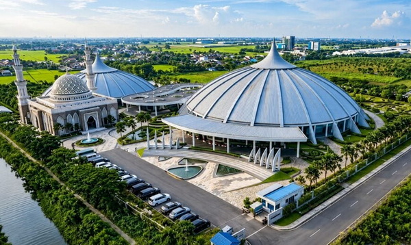 Gedung Muktamar Muhammadiyah ke-49 tahun 2027 di Kompleks UMSU, Sumatera Utara. (ist)