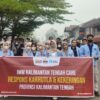 Kualitas Udara Memburuk, DPD IMM Kalteng Berkolaborasi Mahasiswa Polnep Bagikan Masker dan Multivitamin