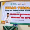 Perkuat Ukhuwah Islamiyah, Lazismu Blimbing Serahkan Hasil Program Bedah Rumah Mualaf