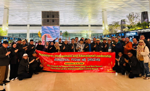 Rombongan Majelis Dikdasmen dan PNF PP Muhammadiyah berangkat ke Tiongkok. (ist)