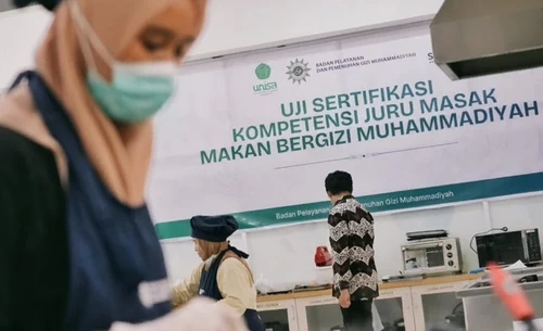 Pelatihan dan Uji Sertifikasi Chef Badan Nasional Sertifikasi Profesi (BNSP). (ist)