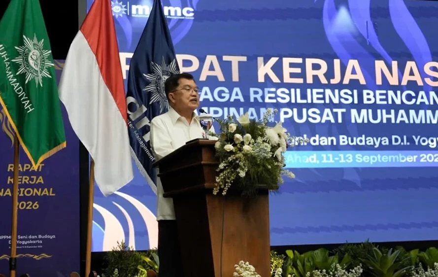 Yusuf Kalla dalam penutupan Rapat Kerja Nasional (Rakernas) Lembaga Resiliensi Bencana (LRB) PP Muhammadiyah. (ist)