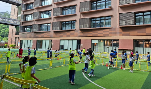Fasilitas Olahraga lengkap mendukung kekuatan fisik murid di Hongling Shenkang School. (ist)