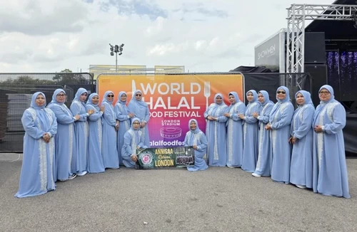 Annisa Rebana London usai tampil London Stadium. (ist)