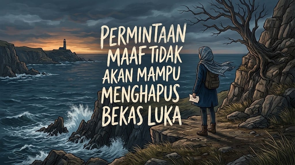 Permintaan Maaf Tidak Akan Mampu Menghapus Bekas Luka