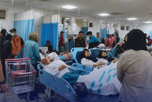 Ratusan santri masih dirawat di sejumlah rumah sakit. (ist)