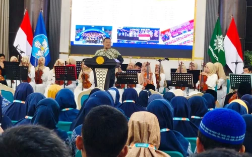 Ketua Majelis Dikdasmen PNF PP Muhammadiyah, Didik Suhardi, saat membuka Rapat Koordinasi Nasional (Rakornas) Sekolah/Madrasah Muhammadiyah. (ist)