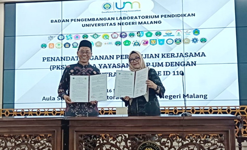 Naskah PKS antara SD Musix dan Universitas Negeri Malang. (ist)