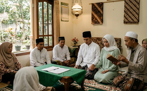 Ilustrasi: sebuah pernikahan siri tanpa KUA.