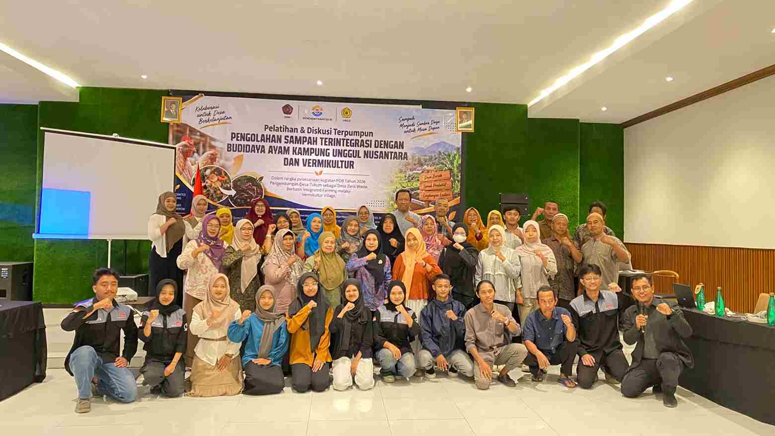 UMM–UNILU Dorong Kemandirian Warga Tukum Wujudkan Desa Zero Waste