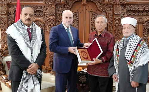 Delegasi palestina berkunjung ke kantor PP Muhammadiyah. (ist)
