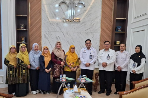 Pimpinan Wilayah ‘Aisyiyah (PWA) Jawa Timur saat bertemu dengan jajaran Kanwil Kemenkum Provinsi Jawa Timur. (ist)