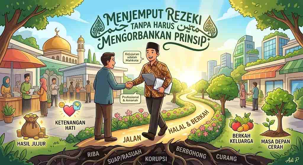 Menjemput Rezeki Tanpa Harus Mengorbankan Prinsip