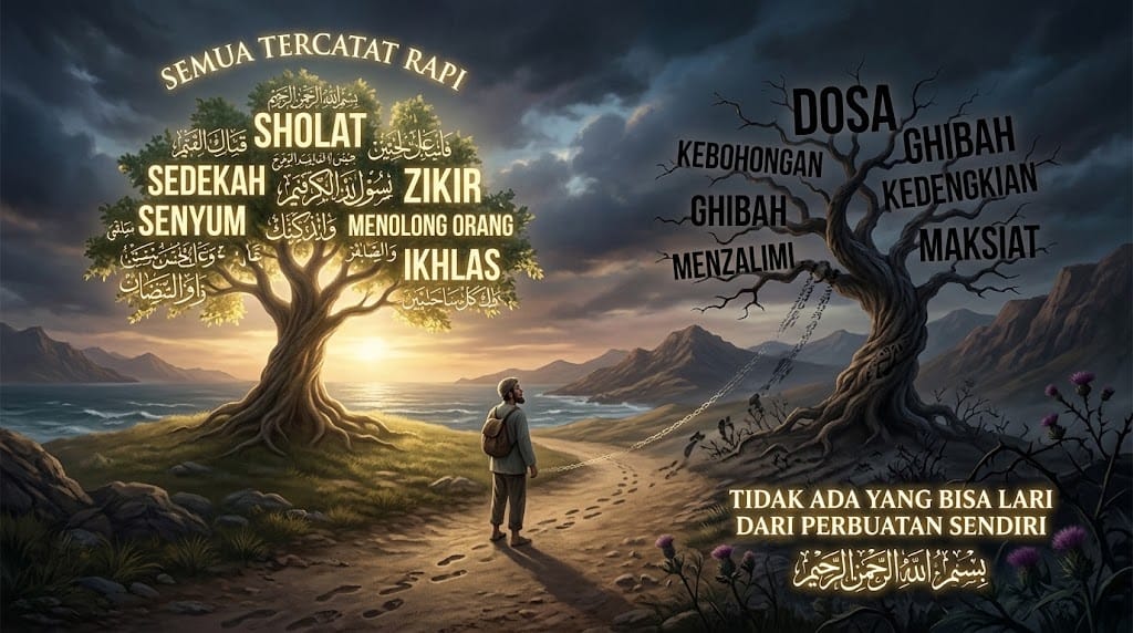 Semua Tercatat Rapi, Tidak Ada Yang Bisa Lari Dari Perbuatan Sendiri
