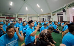 Peserta Rakornas Majelis Dikdasmen dan PNF Pimpinan Pusat Muhammadiyah menyimak kultum dari Pak Menteri. (ist)