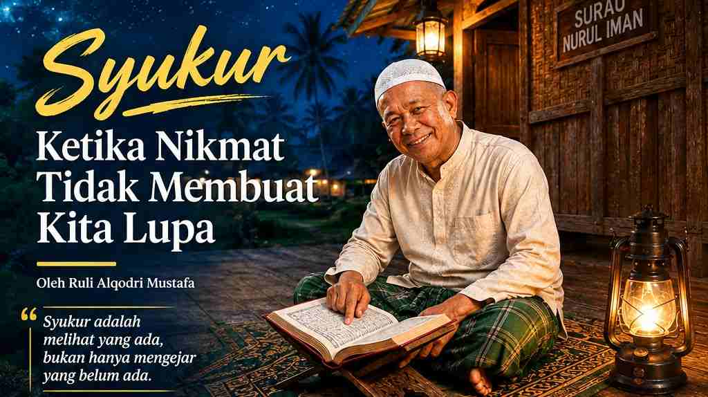 Syukur : Ketika Nikmat Tidak Membuat Kita Lupa