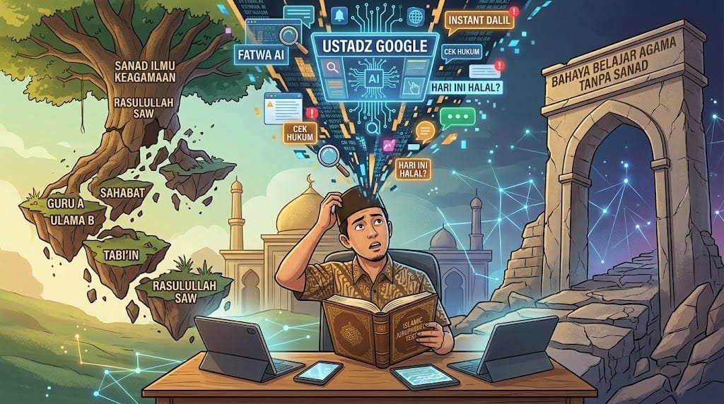 Ustadz Google dan Fatwa AI: Bahaya Belajar Agama Tanpa Sanad
