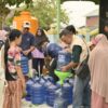 Di Tengah Musim Kemarau, LAZISMU dan MDMC Kapuas Hadir Bawa Air dan Harapan
