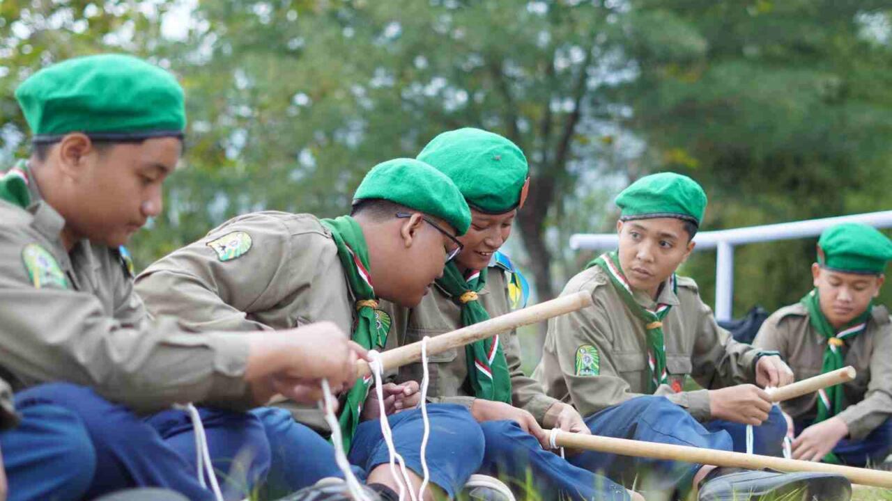 Asah Kompetensi Siswa, SMP UMP Gelar Uji SKT Pandu Hizbul Wathan