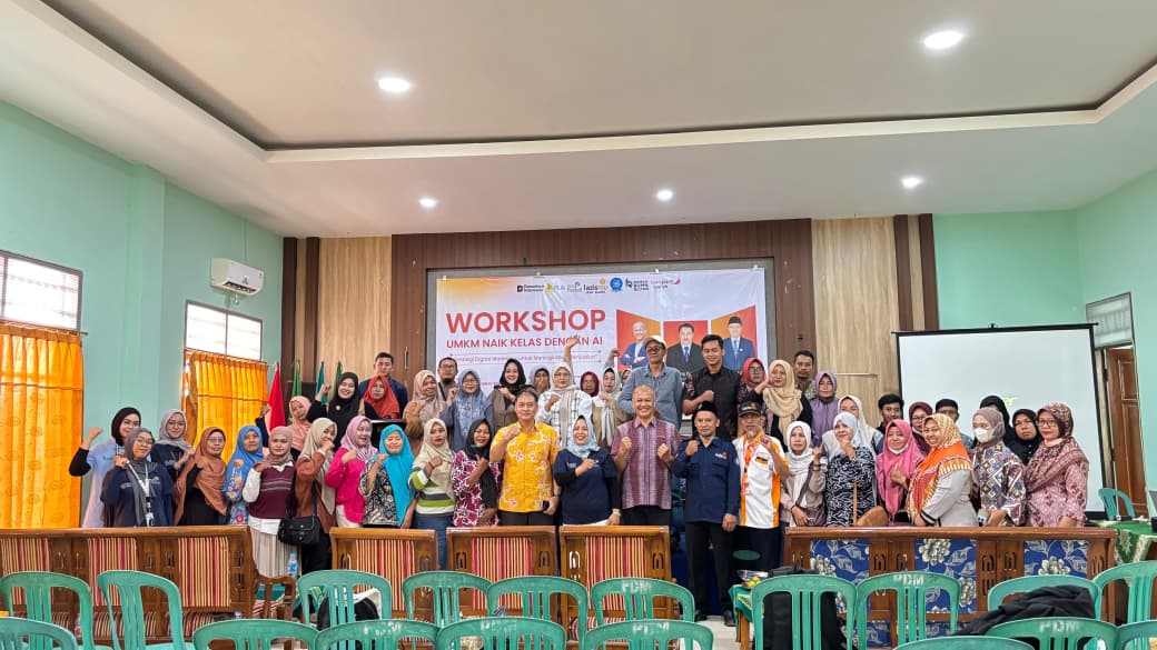 Dorong UMKM Naik Kelas, Lazismu Kabupaten Kediri Gelar Workshop Strategi Digital Marketing Berbasis AI