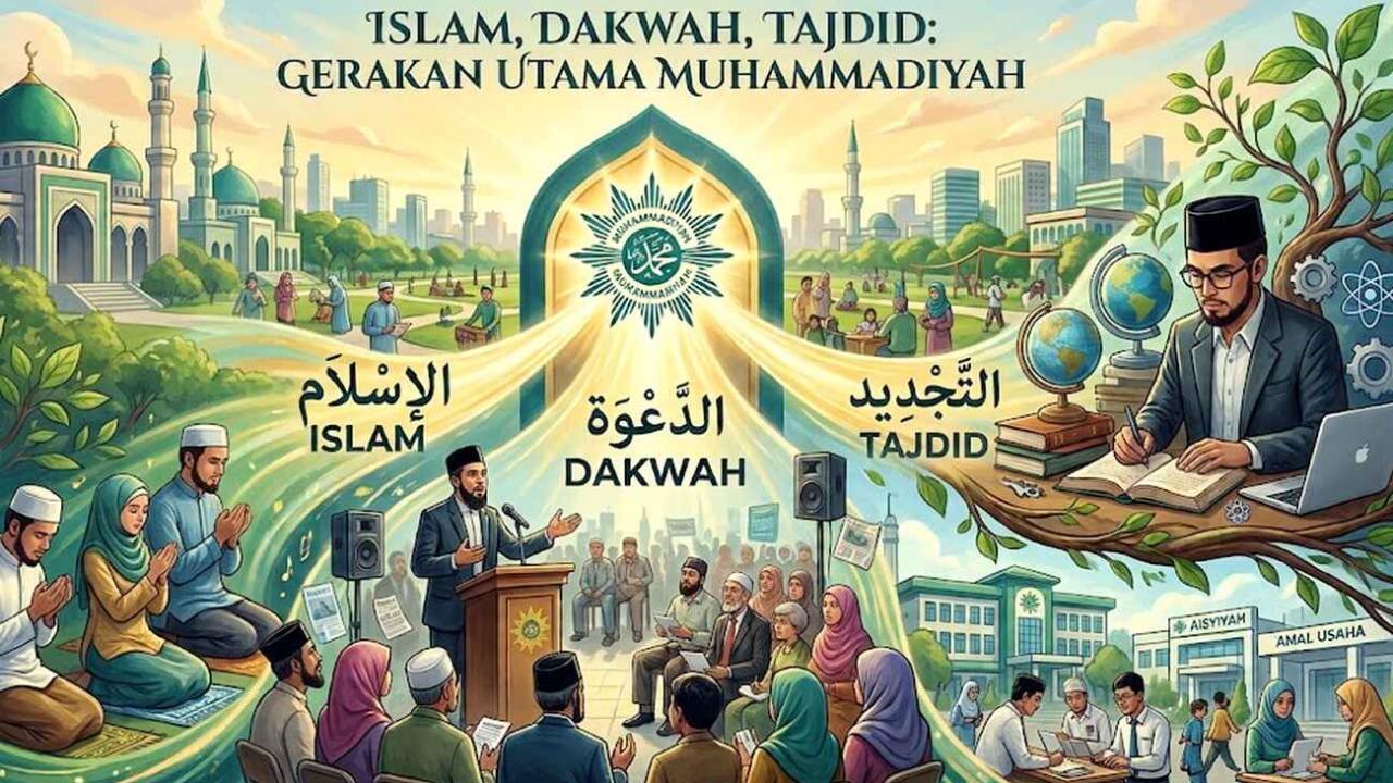 Islam, Dakwah, dan Tajdid Menjadi Gerakan Utama Muhammadiyah